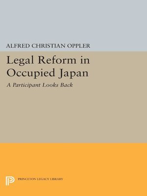 cover image of Legal Reform in Occupied Japan